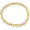 Kendra Scott Mini Elaina Stretch Bracelet(GOLD – CARNATION KYOCERA OPAL)