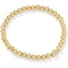 Kendra Scott Mini Elaina Stretch Bracelet(GOLD-IRIDESCENT DRUSY)