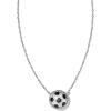 Kendra Scott Soccer Short Pendant Necklace, Fashion Jewelry for Women(RHODIUM)