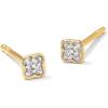 Kendra Scott Tiny Dira White Diamond Stud Earrings(VERMEIL – WHITE DIAMOND)