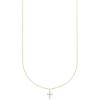Kendra Scott White Diamond Cross Pendant Necklace in 14k Gold, Fine Jewelry for Women(14K YELLOW GOLD – CRYSTAL CLEAR DIAMOND)