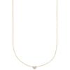 Kendra Scott White Diamond Heart Pendant Necklace in 14k Gold, Fine Jewelry for Women(14K YELLOW GOLD – CRYSTAL CLEAR DIAMOND)