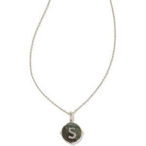 Kendra Scott 14k Gold-Plated Brass Letter A-Z Disc Reversible Pendant Necklace, Fashion Jewelry for Women(Letter Disc Pendant Necklace)