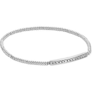 Kendra Scott Addison Stretch Bracelet, Fashion Jewelry for Women(RHODIUM METAL)