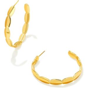 Kendra Scott Brooke Hoop Earrings for Women, Fashion Jewelry(GOLD METAL)