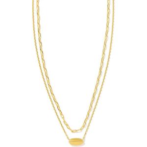 Kendra Scott Brooke Multi-Strand Necklace for Women, Fashion Jewelry(GOLD METAL)