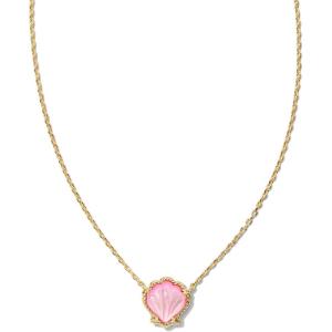 Kendra Scott Brynne Shell Short Pendant Necklace, Fashion Jewelry for Women(BLUSH MOTHER OF PEARL)