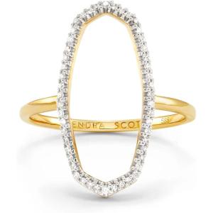Kendra Scott Dani 14k Gold Open Ring, Fine Jewelry for Women(14K GOLD – WHITE DIAMOND)
