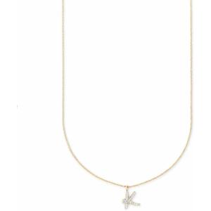 Kendra Scott Diamond Letter A-Z Pendant Necklace, Fine Jewelry For Women(LETTER K)