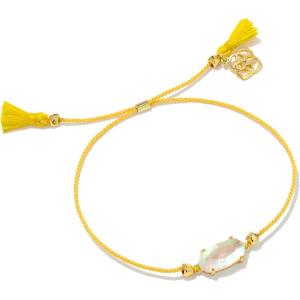 Kendra Scott Everlyne Friendshp Bracelet in 14k Gold-Plated Brass, Fashion Jewelry for Women, Dichroic Glass