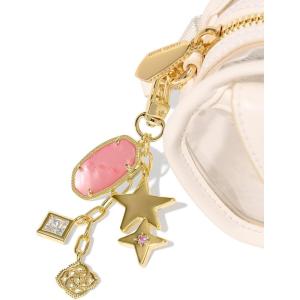 Kendra Scott Game Day Bag Charm, Fashion Jewelry for Women(Gold – Bright Pink Illusion)