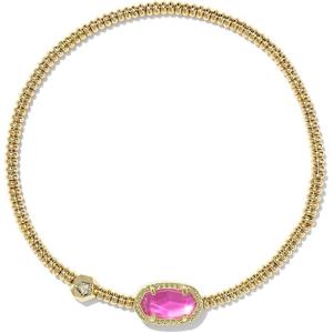 Kendra Scott Grayson Crystal Stretch Bracelet, Fashion Jewelry for Women(GOLD – AZALEA ILLUSION)