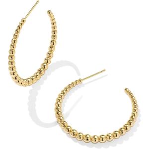 Kendra Scott Josie Hoop Earrings, Fashion Jewelry for Women(GOLD)