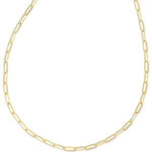 Kendra Scott Large Paperclip Chain Necklace(18K YELLOW GOLD VERMEIL)