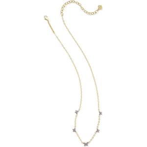 Kendra Scott Lillia Crystal Strand Necklace, Fashion Jewelry for Women(GOLD – VIOLET CRYSTAL)
