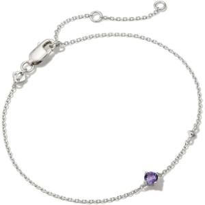 Kendra Scott Maisie Delicate Chain Bracelet(AMETHYST)