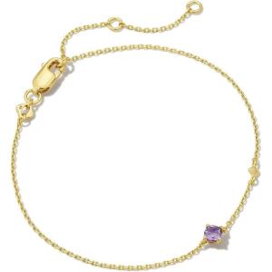 Kendra Scott Maisie Delicate Chain Bracelet(AMETHYST (VERMEIL))