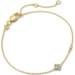Kendra Scott Maisie Delicate Chain Bracelet(AQUAMARINE (VERMEIL))