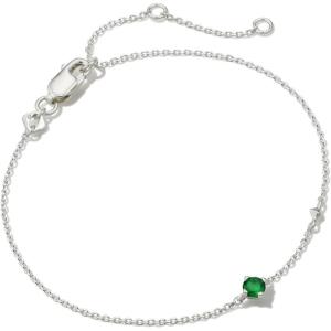 Kendra Scott Maisie Delicate Chain Bracelet(GREEN ONYX)