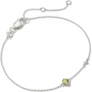 Kendra Scott Maisie Delicate Chain Bracelet(PERIDOT)