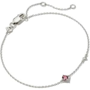 Kendra Scott Maisie Delicate Chain Bracelet(PINK TOURMALINE)