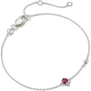 Kendra Scott Maisie Delicate Chain Bracelet(RUBY)