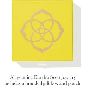 Kendra Scott Melinda Short Pendant Necklace, 14k Gold Plated Brass, Aqua Illusion, Fashion Jewelry for Women