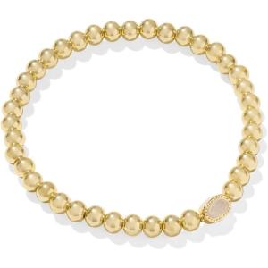Kendra Scott Mini Elaina Stretch Bracelet(GOLD-IRIDESCENT DRUSY)