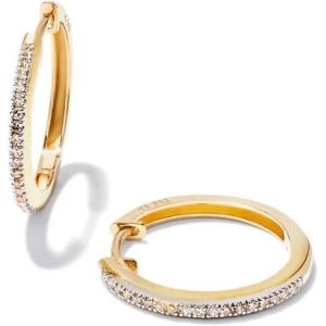 Kendra Scott Penelope 14k Gold Hoop Earrings, Fine Jewelry for Women(20mm)