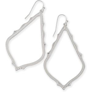 Kendra Scott Sophee Drop Earrings for Women(RHODIUM – RHODIUM METAL)