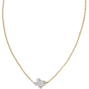 Kendra Scott Tiny Texas 18k Gold Pendant Necklace(18K YELLOW GOLD)