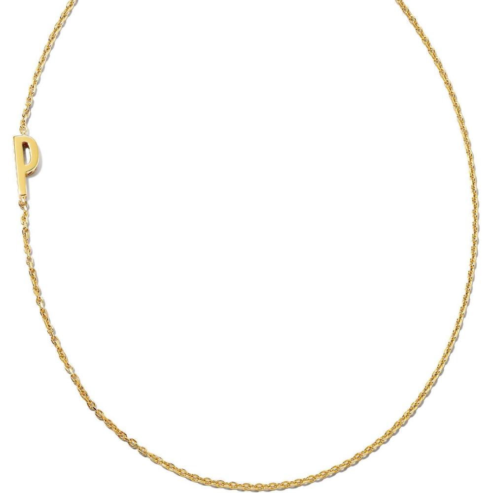 imageKendra Scott Letter AZ Inline Initial Necklace 18k Gold VermeilP