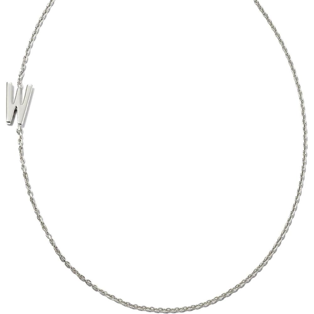 imageKendra Scott Letter AZ Inline Initial Necklace Sterling SilverW