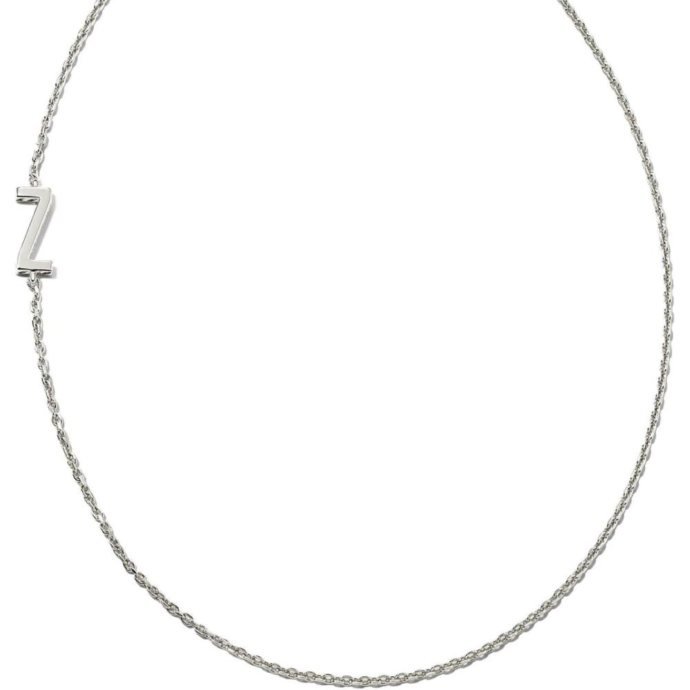 imageKendra Scott Letter AZ Inline Initial Necklace Sterling SilverZ