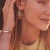 Kendra Scott Kelly Hoop Earring, 14k Gold Plated Brass, Fashion Jewelry for Women