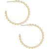 Kendra Scott Veronica Hoop Earrings(GOLD – IRIDESCENT CRYSTAL)