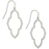 Kendra Scott Abbie Small Open Frame Earring, Fashion Jewelry for Women(RHODIUM)