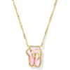 Kendra Scott Ballet Short Pendant Necklace, Fashion Jewelry for Women(BLUSH MOTHER OF PEARL)