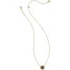 Kendra Scott Basketball Short Pendant Necklace, Fashion Jewelry for Women(GOLD)