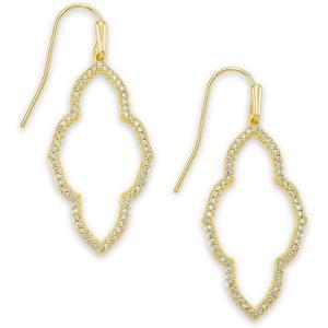 Kendra Scott Abbie Small Open Frame Earring, Fashion Jewelry for Women(GOLD)