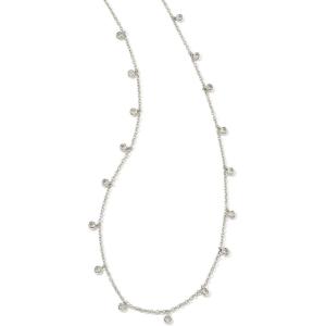 Kendra Scott Ameila Chain Necklace, Fashion Jewelry for Women(RHODIUM)