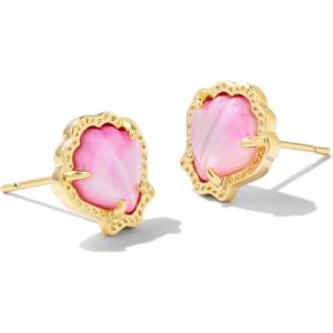 Kendra Scott Brynne Shell Stud Earrings, Fashion Jewelry for Women(BLUSH MOTHER OF PEARL)