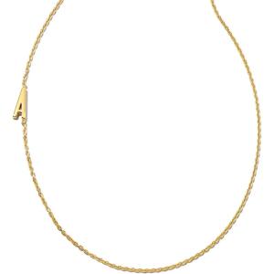 Kendra Scott Letter A-Z Inline Initial Necklace, 18k Gold Vermeil(A)
