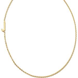 Kendra Scott Letter A-Z Inline Initial Necklace, 18k Gold Vermeil(J)