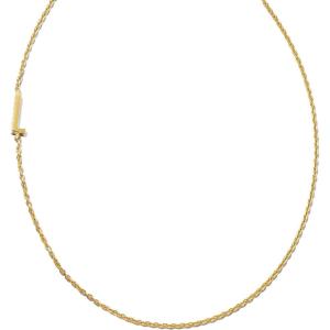 Kendra Scott Letter A-Z Inline Initial Necklace, 18k Gold Vermeil(L)