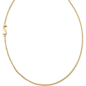 Kendra Scott Letter A-Z Inline Initial Necklace, 18k Gold Vermeil(S)