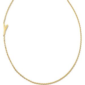 Kendra Scott Letter A-Z Inline Initial Necklace, 18k Gold Vermeil(Y)