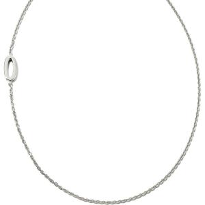 Kendra Scott Letter A-Z Inline Initial Necklace, Sterling Silver(O)