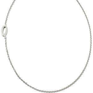 Kendra Scott Letter A-Z Inline Initial Necklace, Sterling Silver(Q)