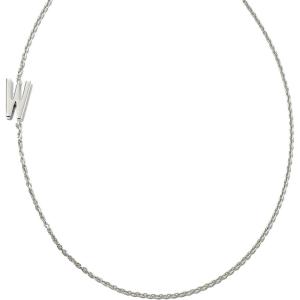 Kendra Scott Letter A-Z Inline Initial Necklace, Sterling Silver(W)